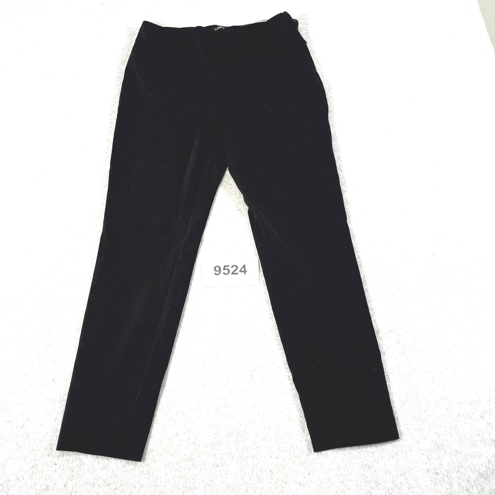 LOFT High Waist Skinny Pants Womens 8 Black Cotton Stretch Casual Workwear